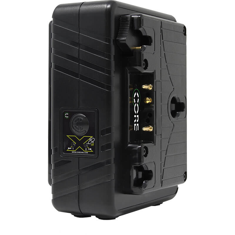Core SWX GPM-X2A Mini Dual Travel Battery Charger (Gold Mount)