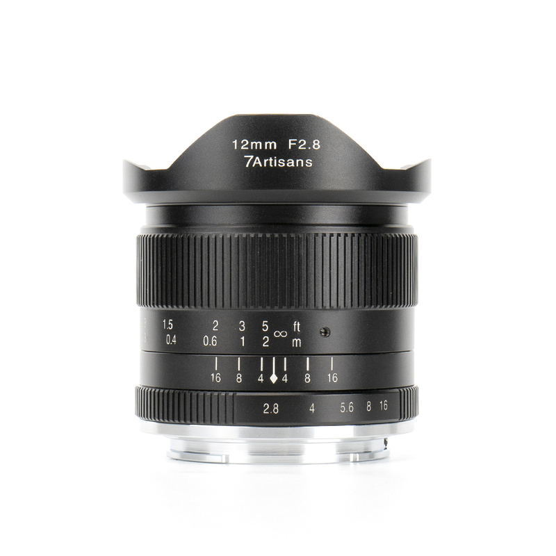 The 7Artisans 12mm F2.8 ultra wide angle prime lens