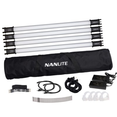 Nanlite Pavotube 15C quad kit (w/ battery)
