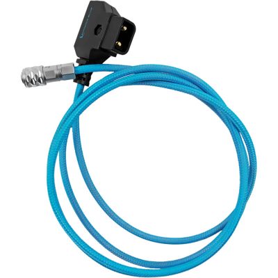 Kondor Blue Coiled D-Tap to 2-Pin Power Cable for BMPCC 6K/4K