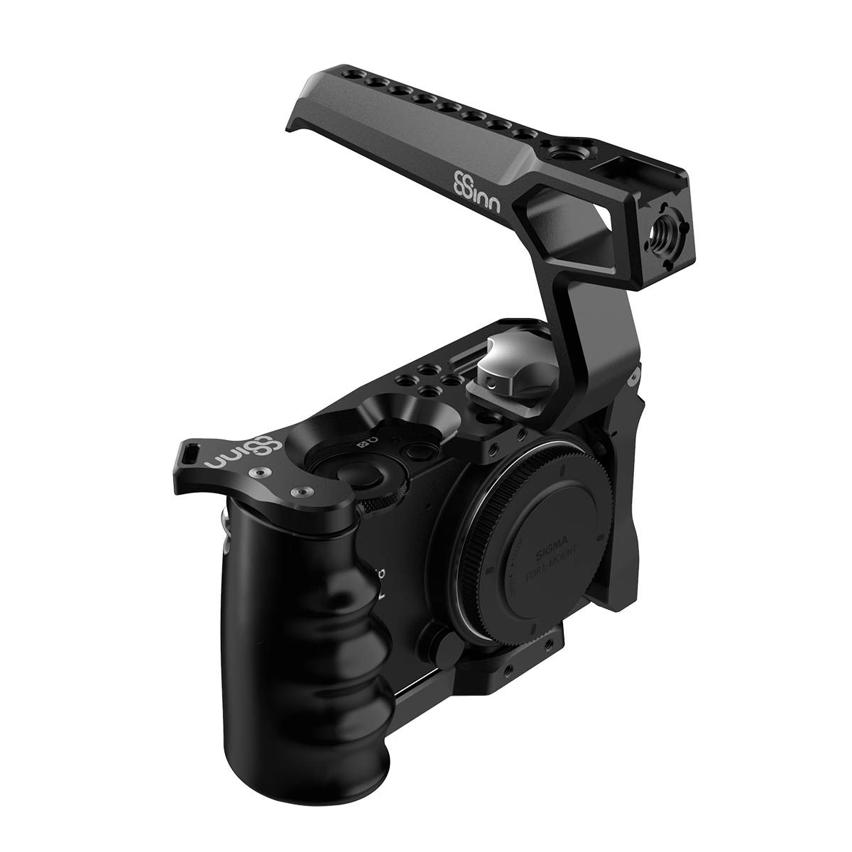 8Sinn Cage for Sigma FP/FP L + 8Sinn Black Raven Top Handle - Görsel 3