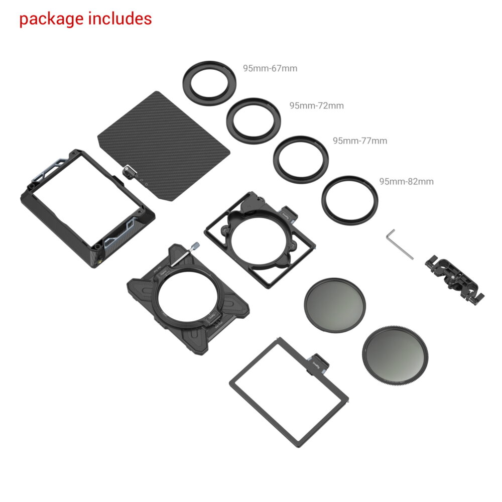 SmallRig 3645 Lightweight Multifunctional Matte Box (95mm) VND Kit