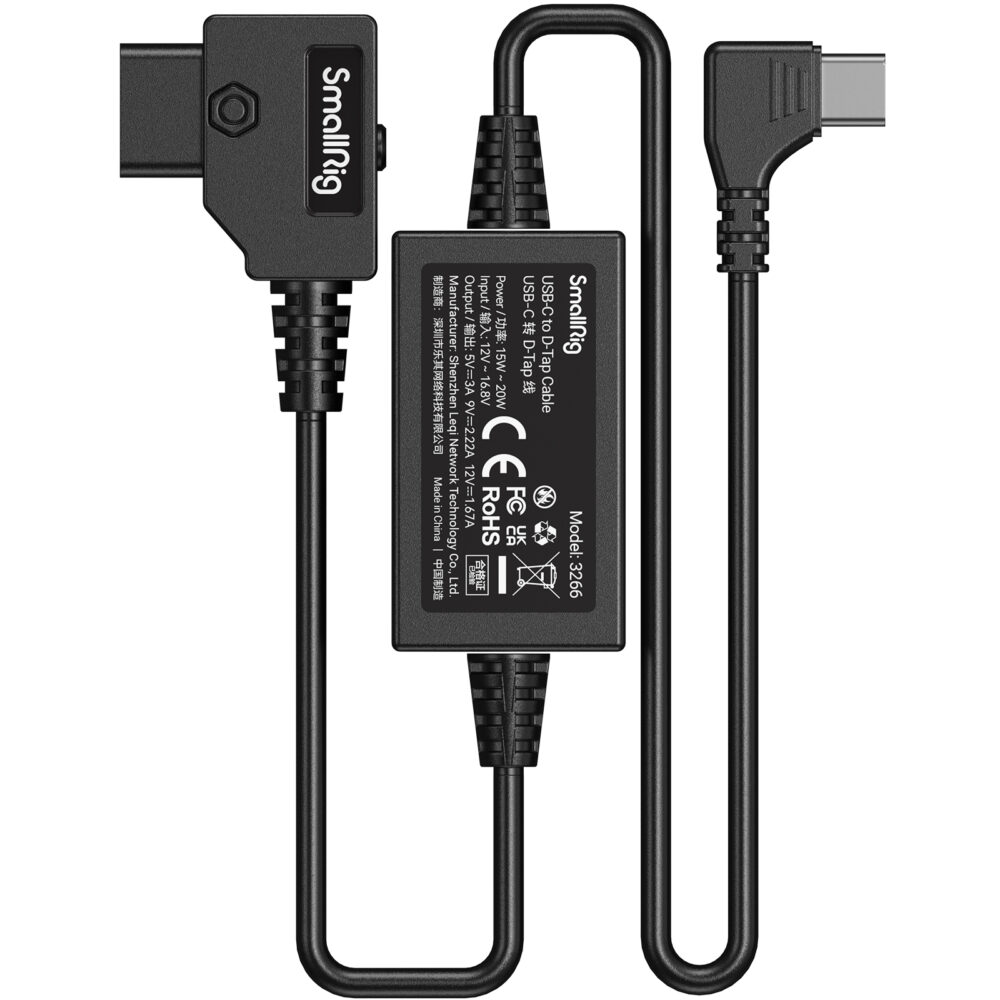 SmallRig 3266 USB-C To D-Tap Cable