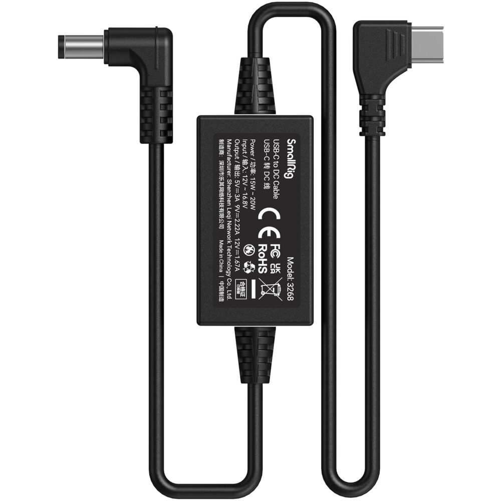 SmallRig 3268 USB-C To DC Cable