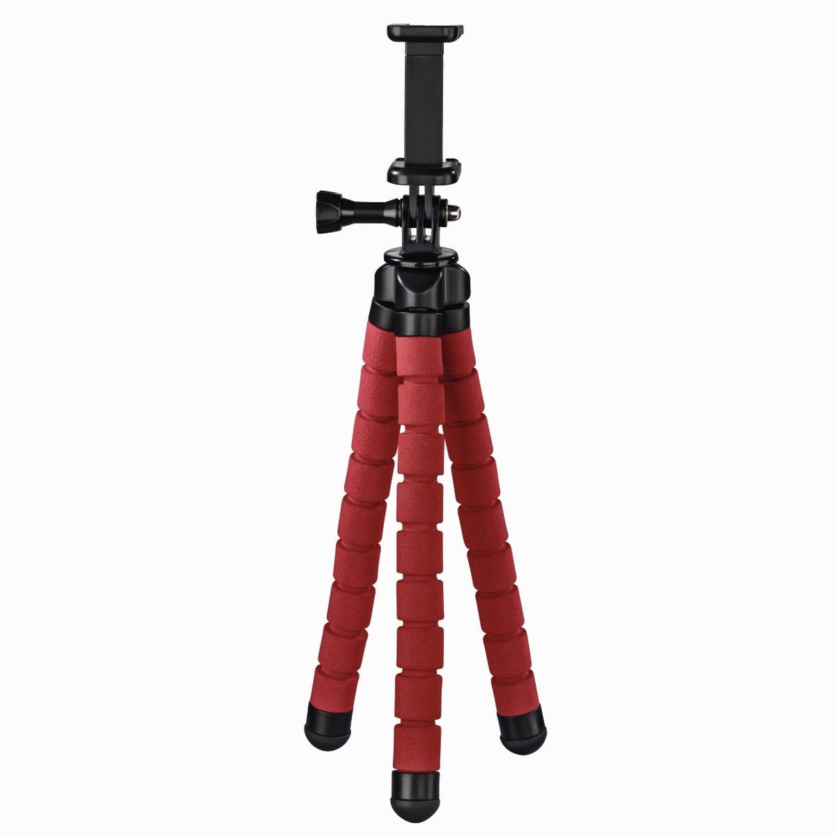 Hama Mini-Tripod Flex For Smartphone And GoPro 26cm Red