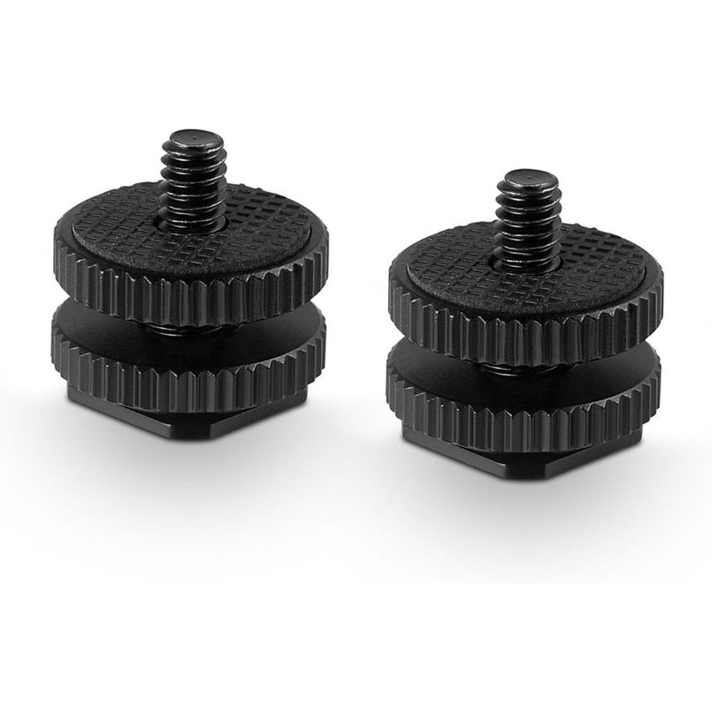 SmallRig 1631 Cold Shoe Adapter w/ 3/8 To 1/4 Thread (2pcs)