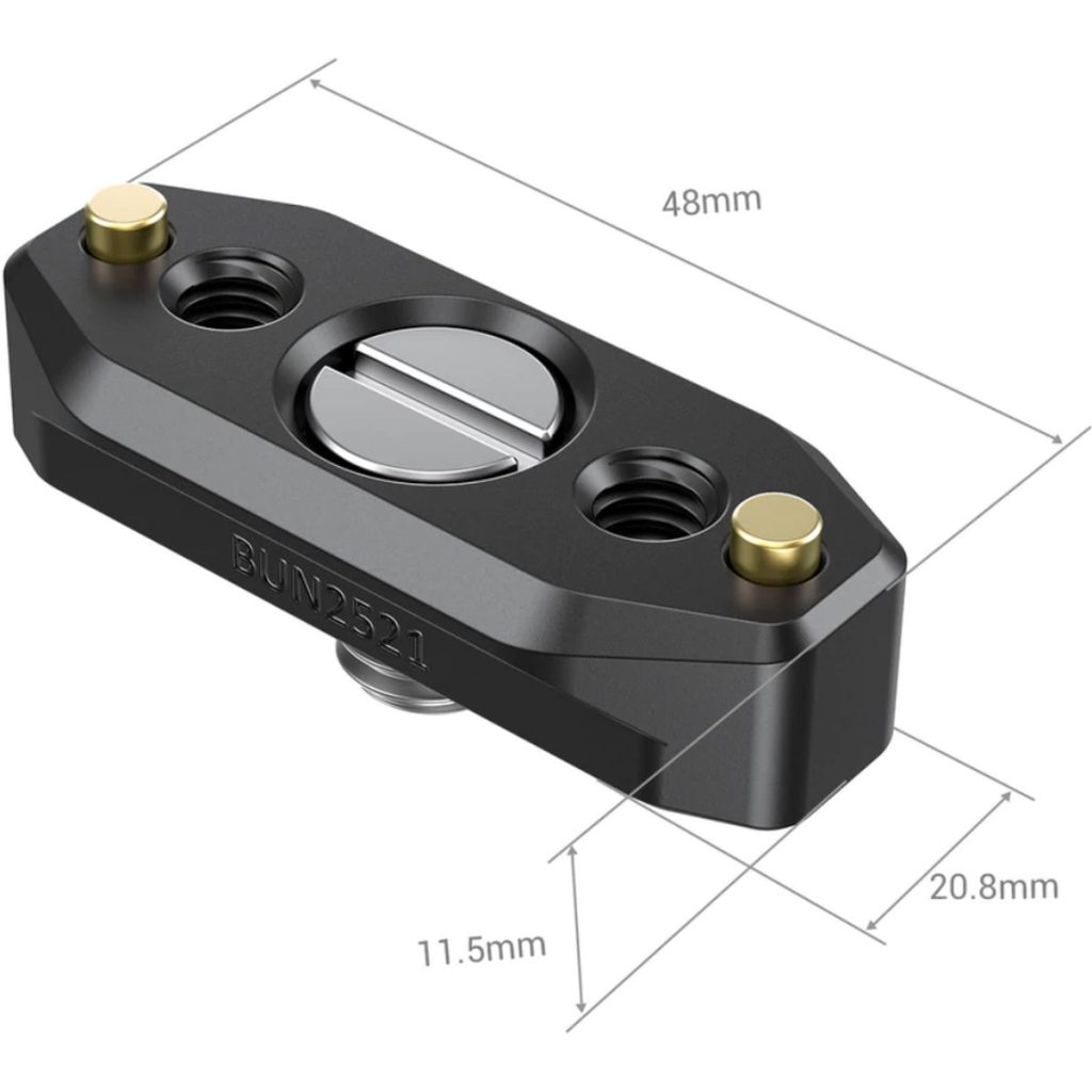 Serrated Locating Rails SmallRig 2521 Nato Rail w/ ARRI Locating Screw 48mm | Cinegear Amsterdam