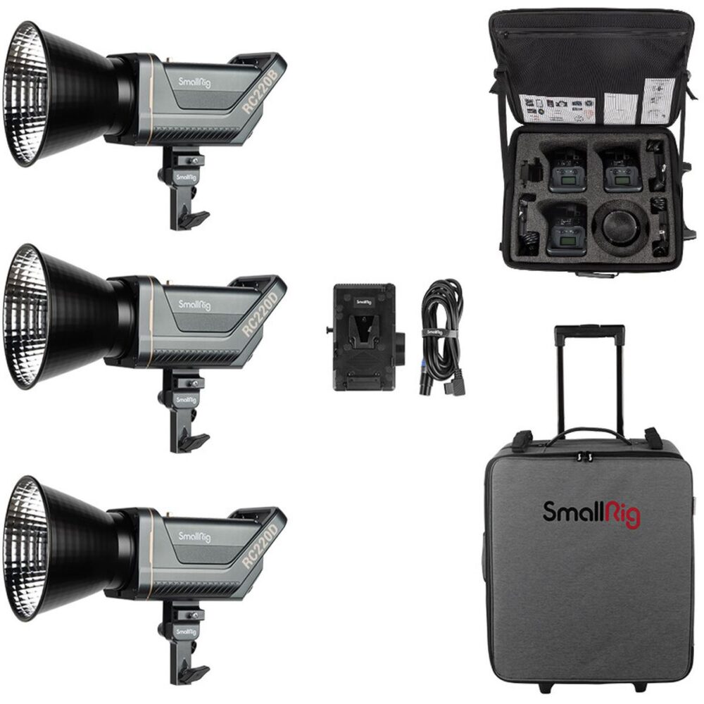 SmallRig 4028 3 Light Kit (2RC220D+1RC220B)