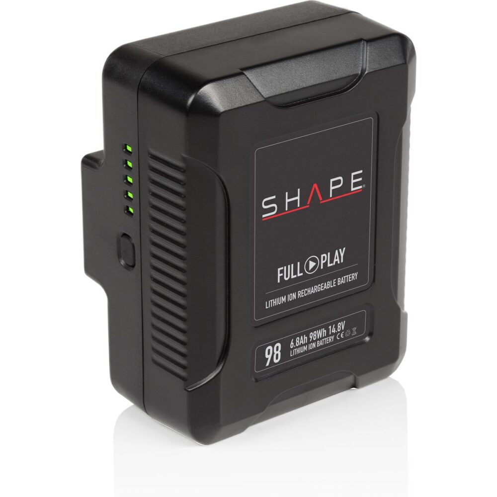 Shape 1G98CH Full Play Gold Mount Battery Kit with Portable D-Tap Charger