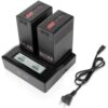 Shape BPU2B BP-U65 Dual Charger with Two 65Wh Lithium-Ion Batteries