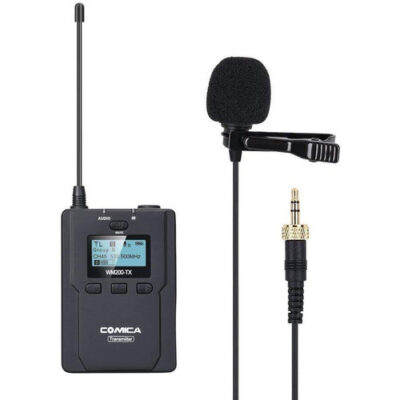 Comica Audio CVM-WM200TX Wireless Bodypack Transmitter with Omni Lavalier Microphone