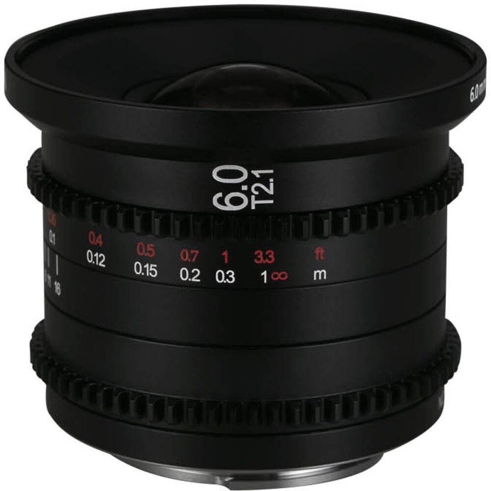 Laowa 6mm T2.1 Zero-D Cine Lens - MFT