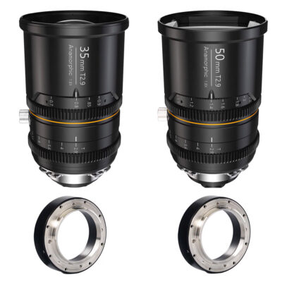 Great Joy 35mm + 50mm 1.8X Anamorphic Lens Bundle Kits - PL Mount