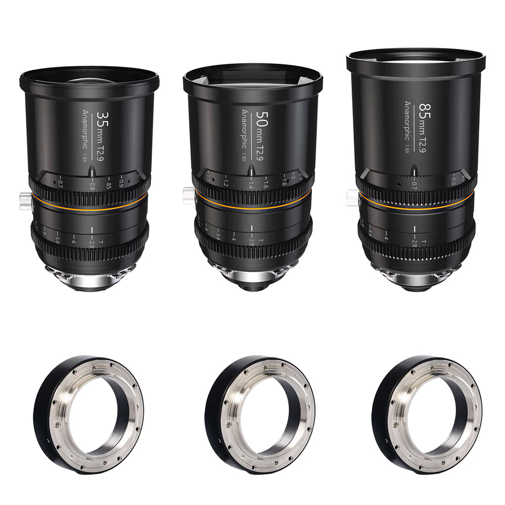 BLAZAR (Great Joy) 35mm 50mm 85mm Anamorphic Lens Bundle Kits PL  Mount EF Mount Adapter