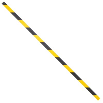 Marking tape Yellow/Black - strip 25mm x 1 meter - Anti-slip