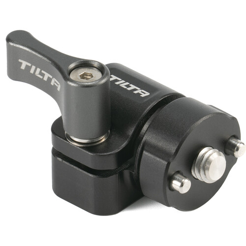 Tilta 15mm Rod Holder to 1/4"-20 Adapter (Front Mounted) - Black