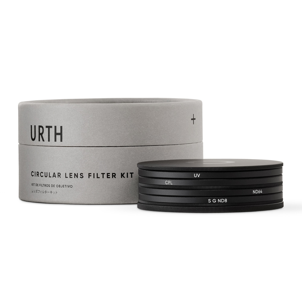 Urth UV - Circular Polarizing (CPL) - ND64 - Soft Grad ND8 Lens Filter Kit (Plus+)