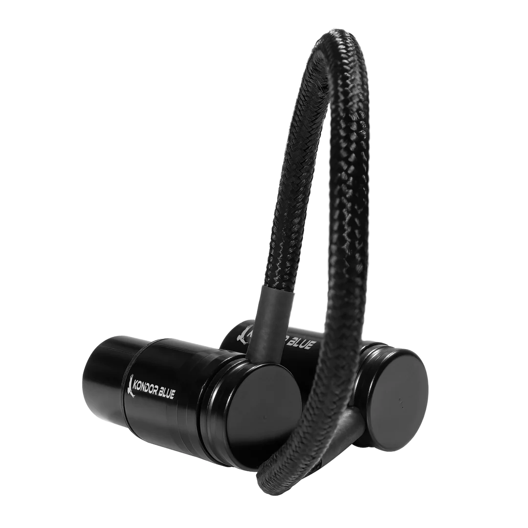 Kondor Blue 8” Straight Low Profile Right Angle Xlr Cable