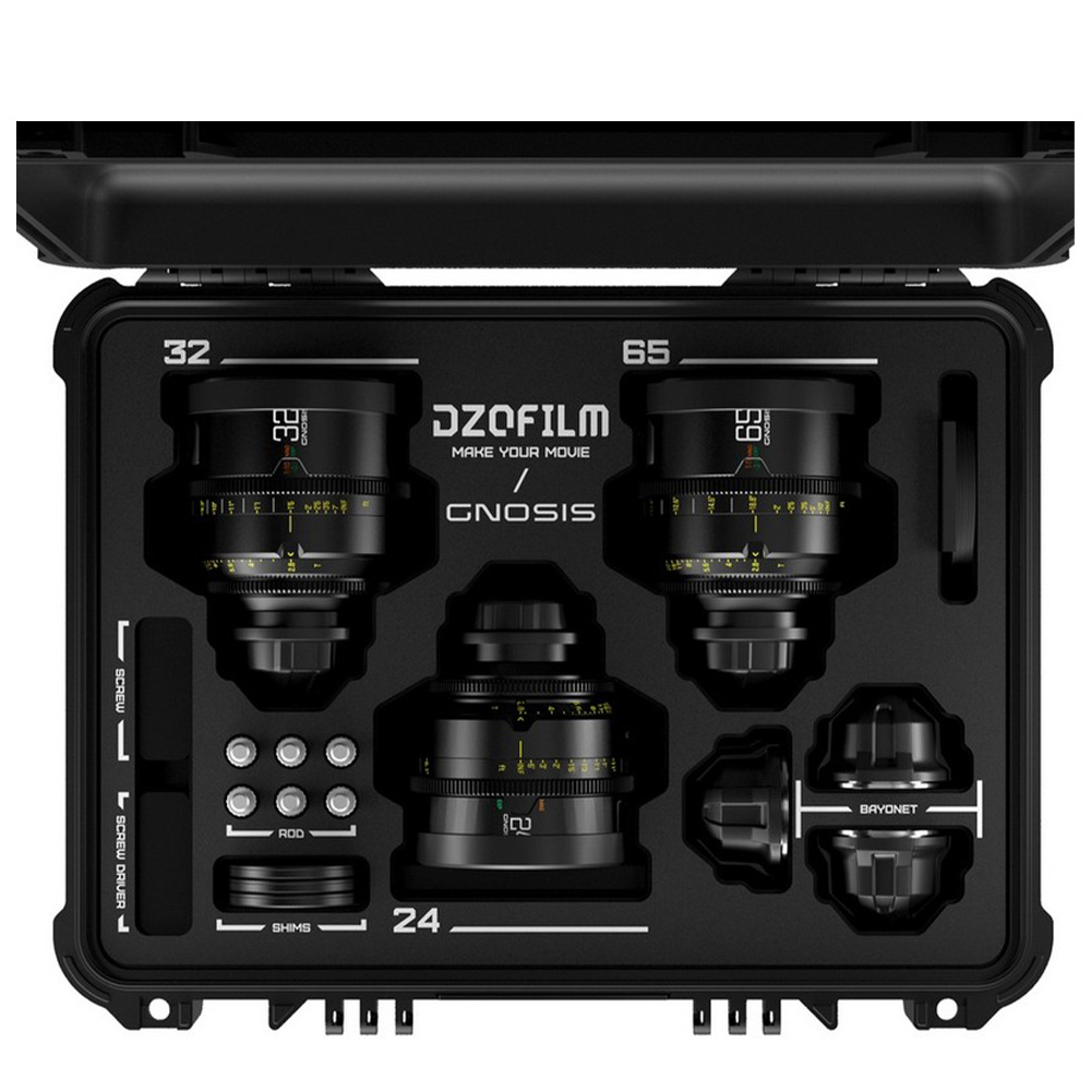 DZOFilm Gnosis Macro 3 Lens set with Case (24mm/32mm/ 65mm)
