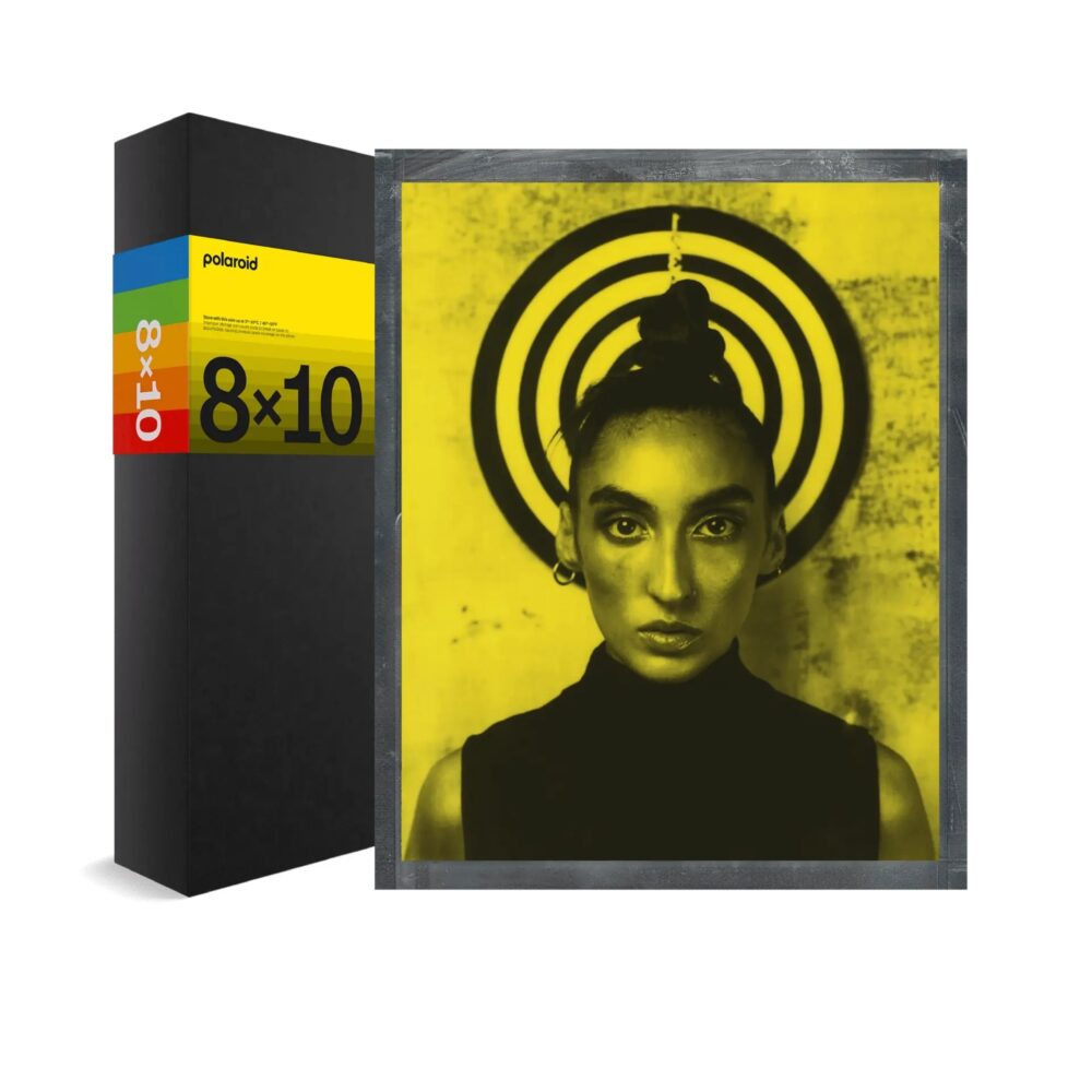 Polaroid Duochrome Film For 8x10 - Black & Yellow Edition