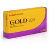 Kodak Professional Gold 200 Color Negative Film (120 Roll Film, 5-Pack)