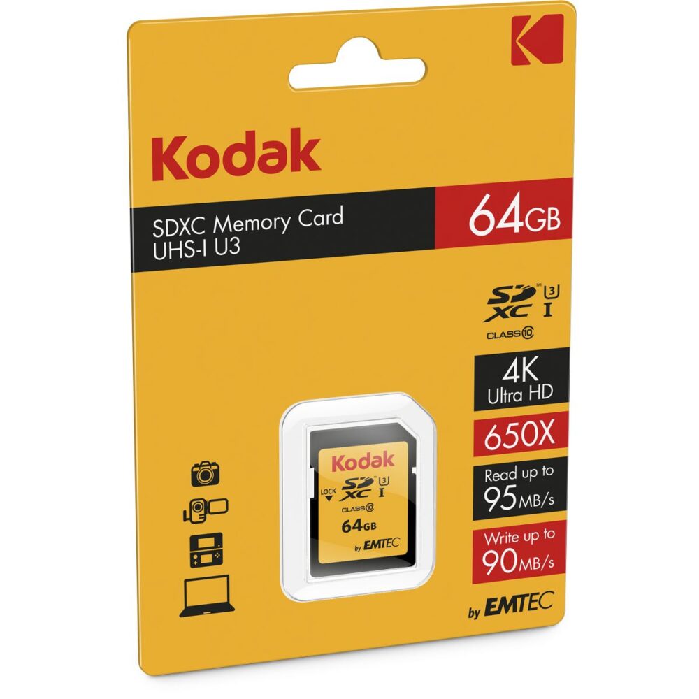 Kodak SDXC 64GB CLASS10 U3
