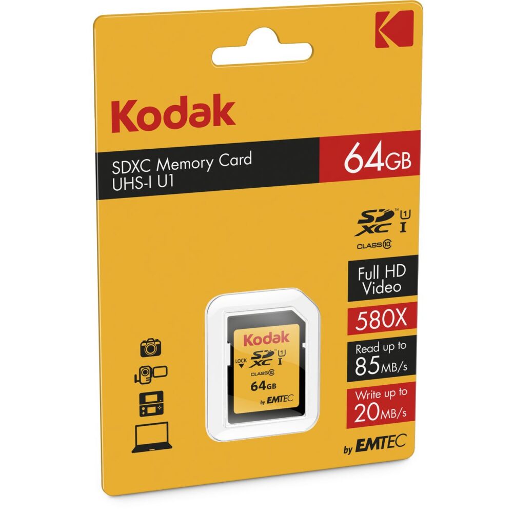 Kodak SDXC 64GB CLASS10 U1