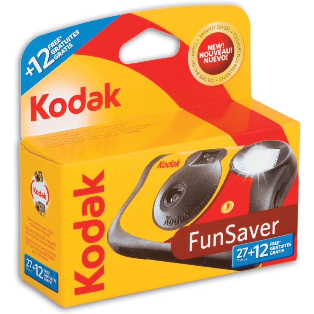 Kodak Fun Saver 27 + 12 Exp Single-Use Camera