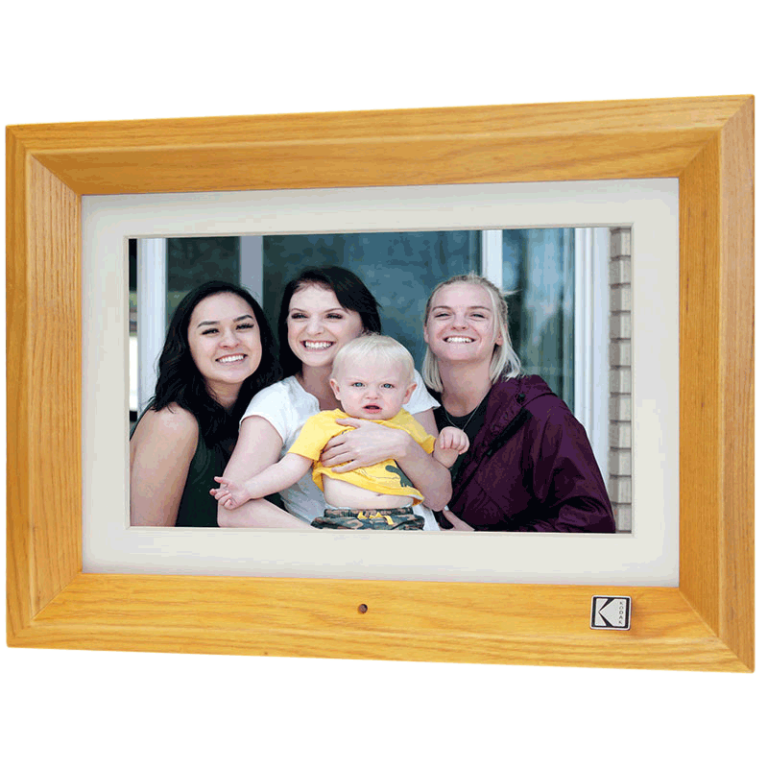 Kodak 10 inch Digital Photo Frame Wood | Cinegear Amsterdam