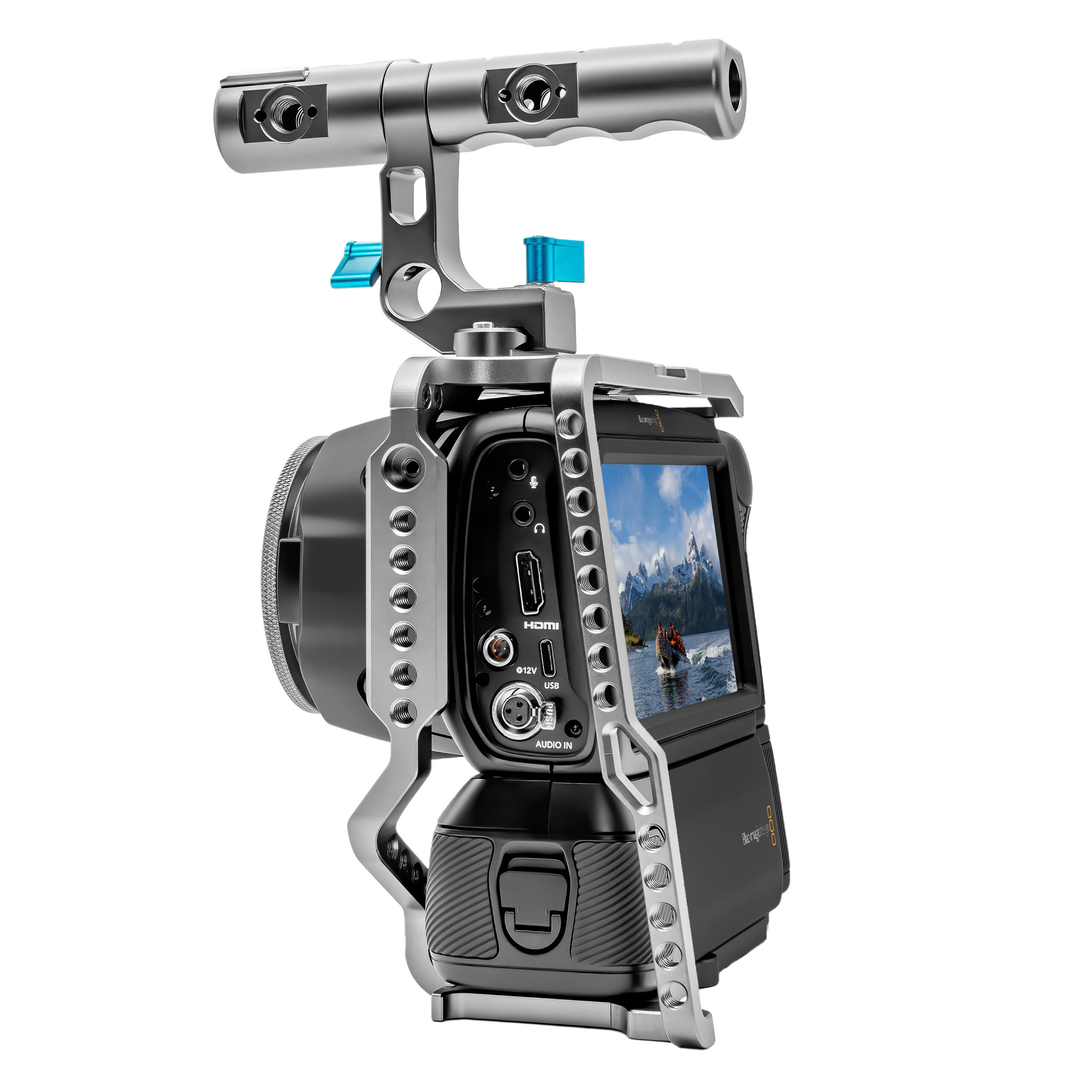 Kondor Blue BMPCC4K/6K Battery Grip Cage Mod Kit - Image 2