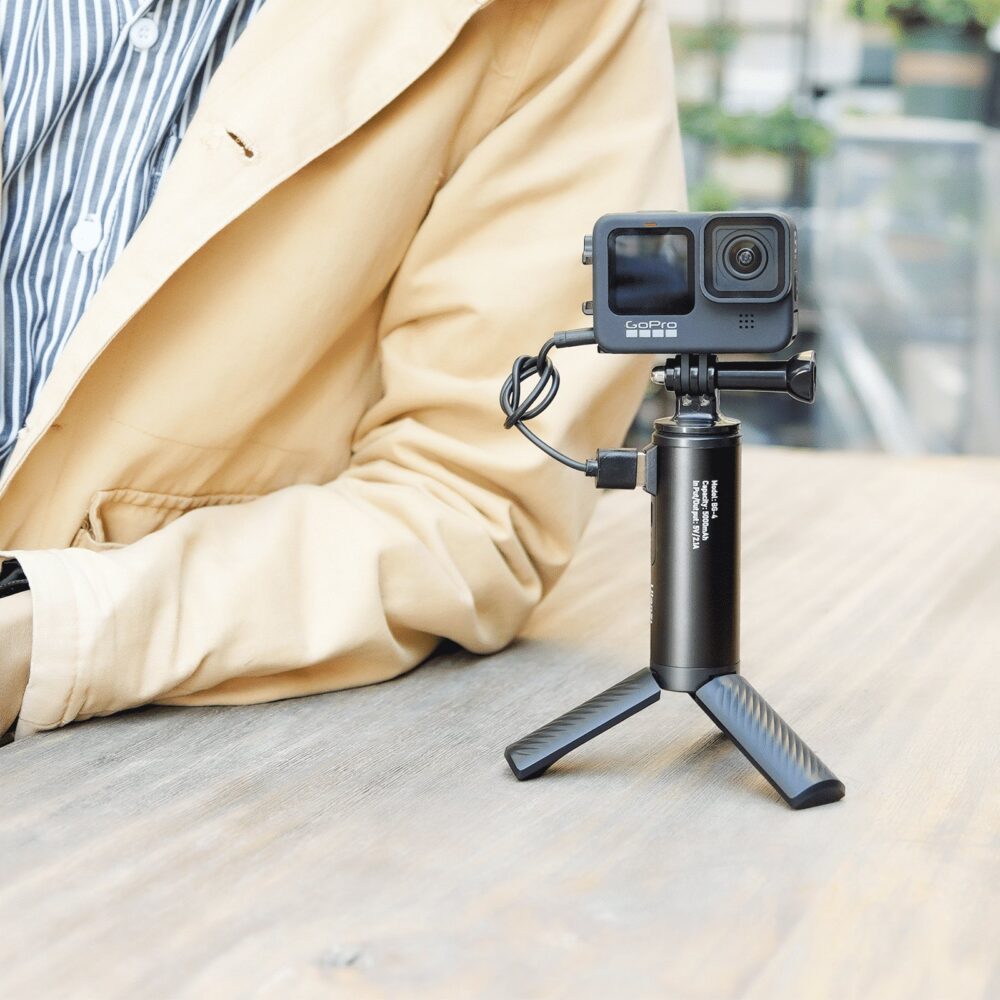 Ulanzi BG-4 Powerbank Grip 5000 mAh w/ Tripod - Image 5