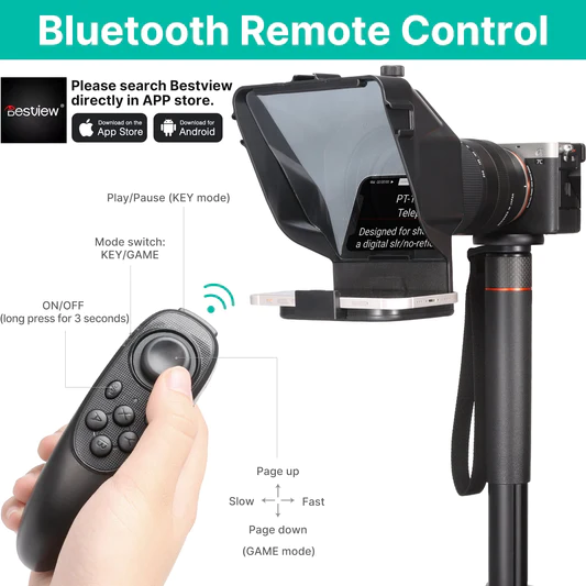 Ulanzi PT-15 Autocue Universal (For Camera + Smartphone) - Görsel 3