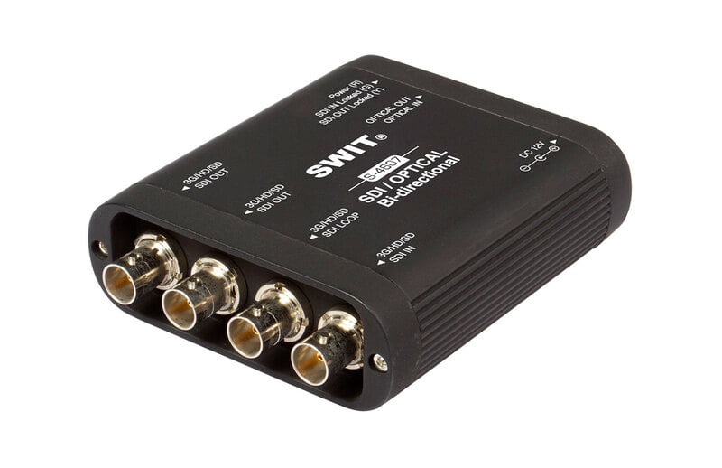 SWIT Heavy Duty Bi-directional 3G-SDI / Optical converter - Görsel 4