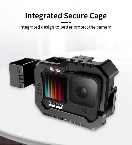 Ulanzi G9-14 Vlog Cage Metal GoPro 9/10/11 (nieuw Model) - Afbeelding 8