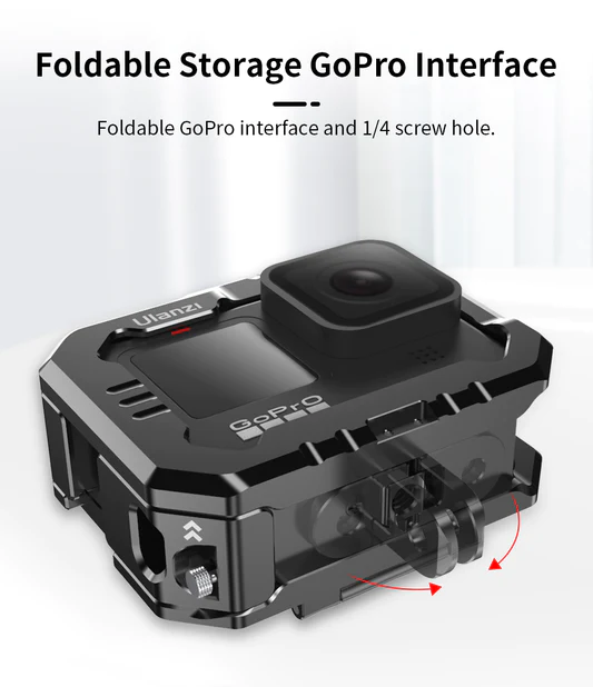 Ulanzi G9-14 Vlog Cage Metal GoPro 9/10/11 (nieuw Model) - Afbeelding 9