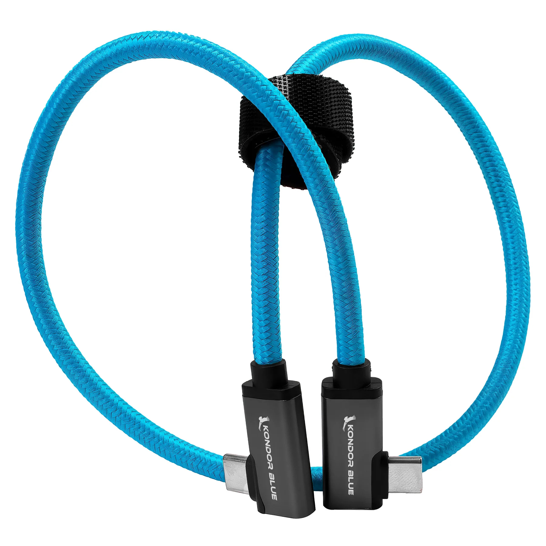 Kondor Blue USB C to USB C Cable for SSD Recording & Charging - 8K Data and Power Delivery