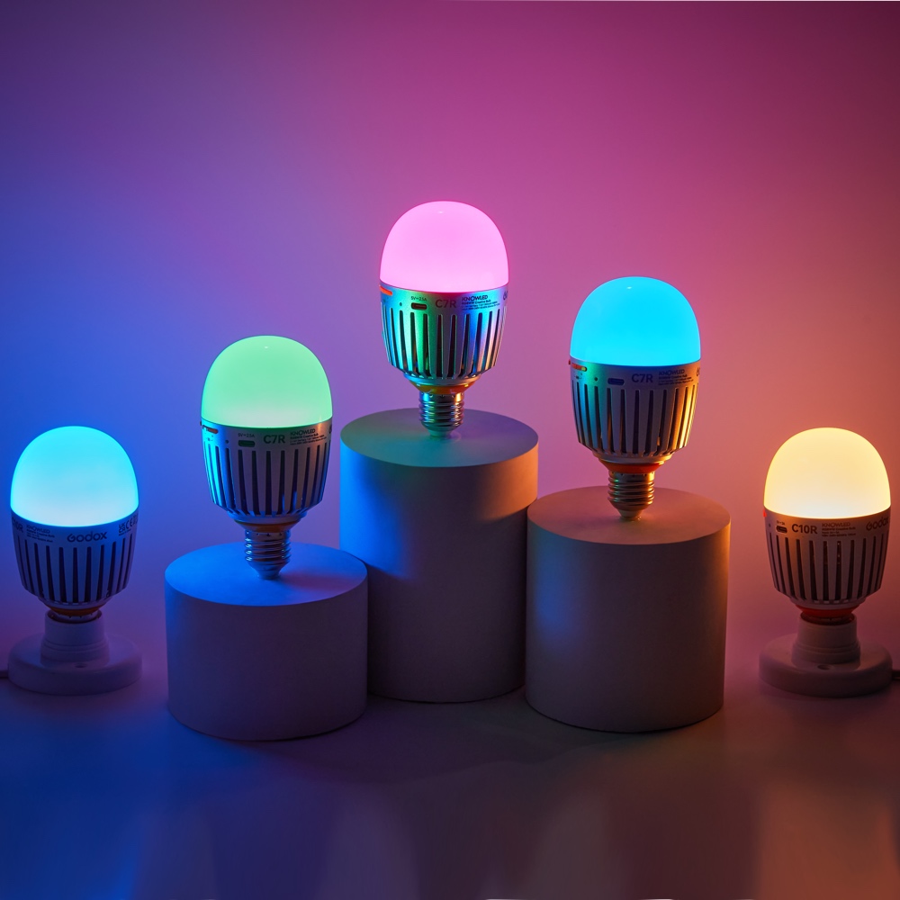 Godox C7RB KNOWLED RGBWW Creative Bulb (E27) - Image 6