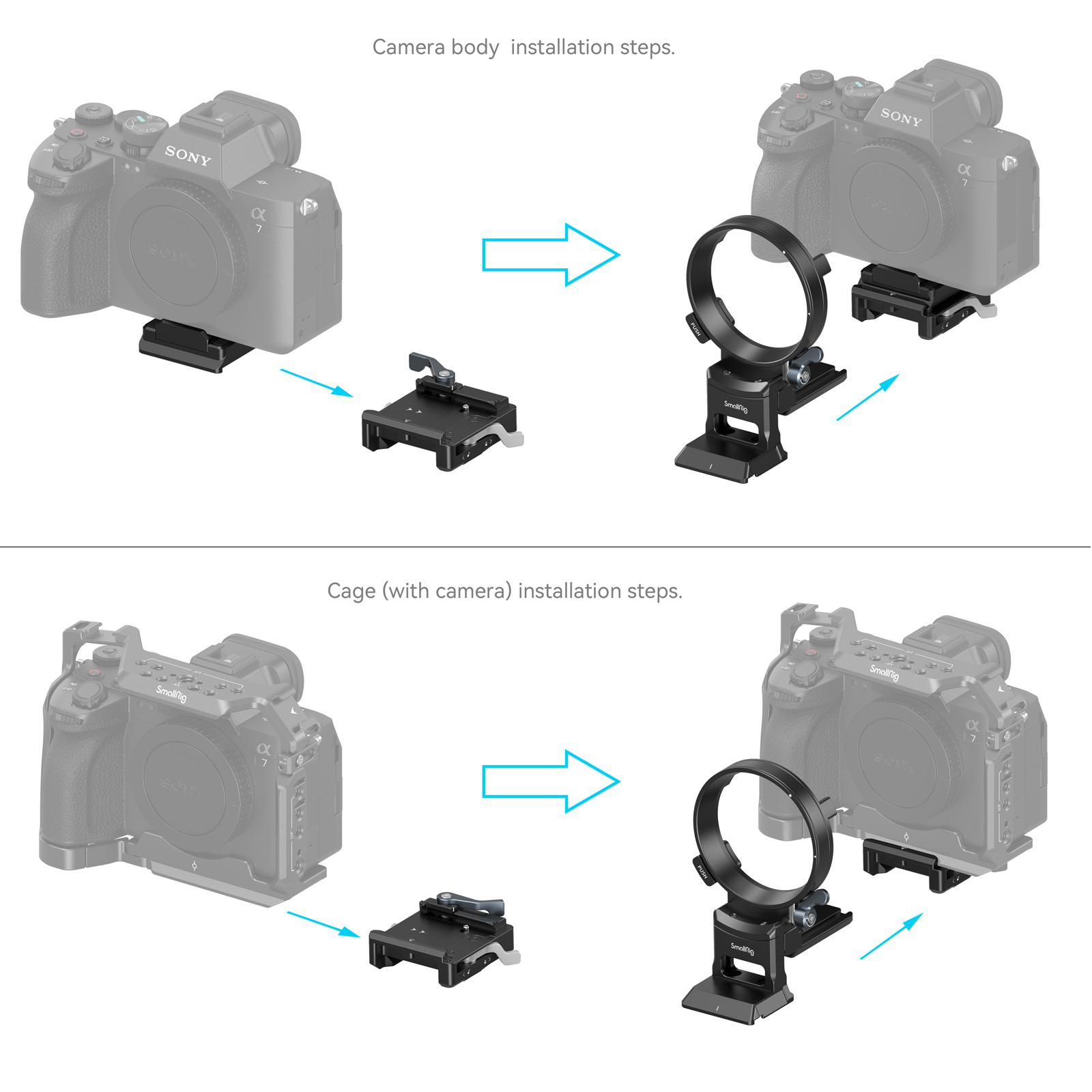 SmallRig Rotatable Horizontal-to-Vertical Mount Plate Kit 【Sony Series】 - Image 4