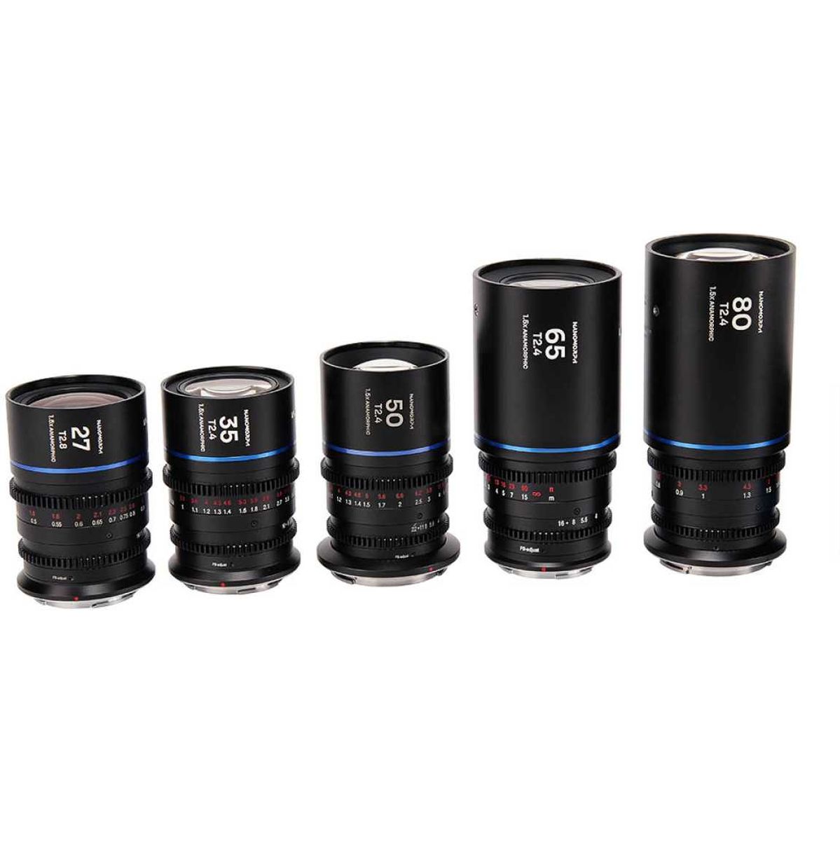 Laowa Nanomorph S35 Bundle (27,35,50,65,80mm) (Blue) Canon RF