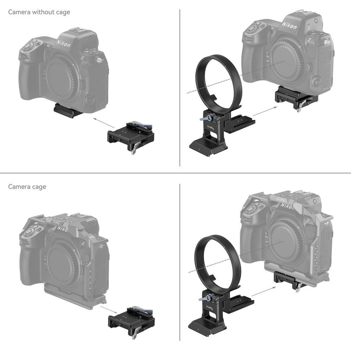 SmallRig Rotatable Horizontal-To-Vertical Mount Plate Kit For Nikon Z Series - Image 3