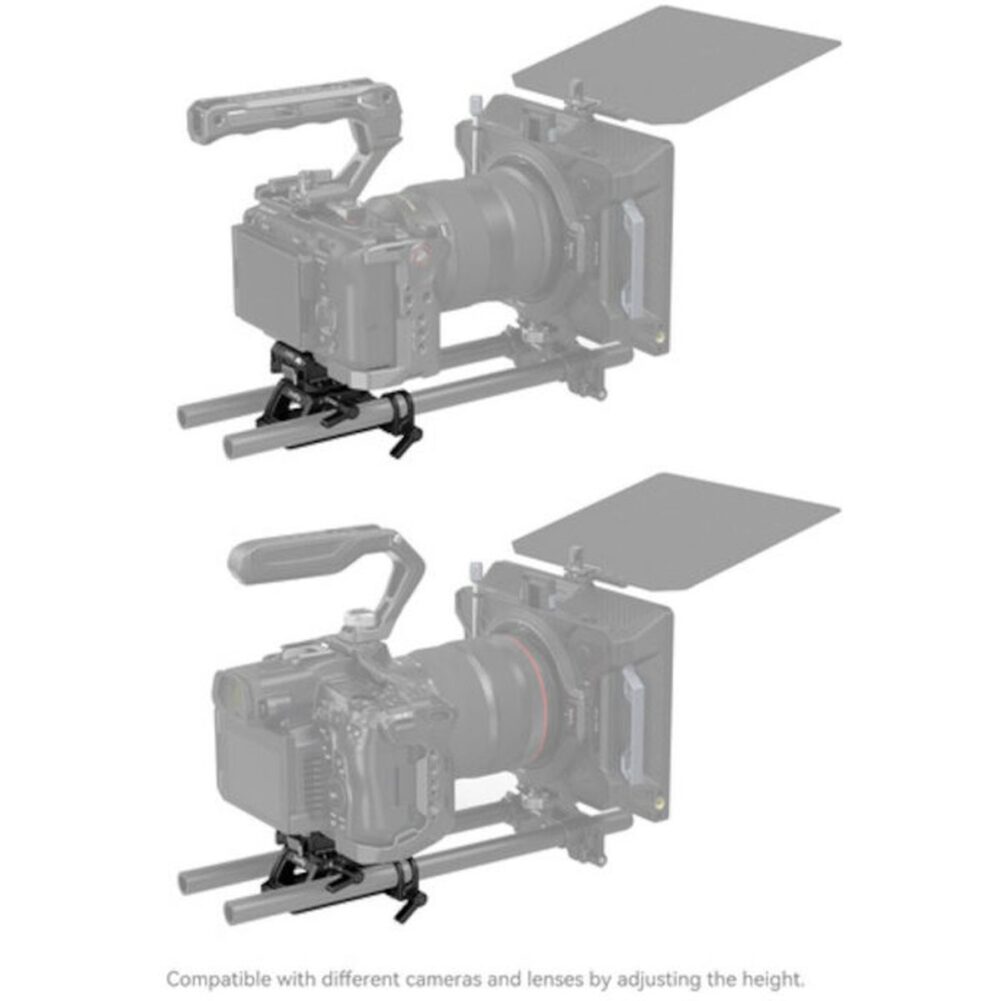 Small Rig Universal SmallRig Universal ArcaSwiss Height-Adjustable Mount Plate Kit ...