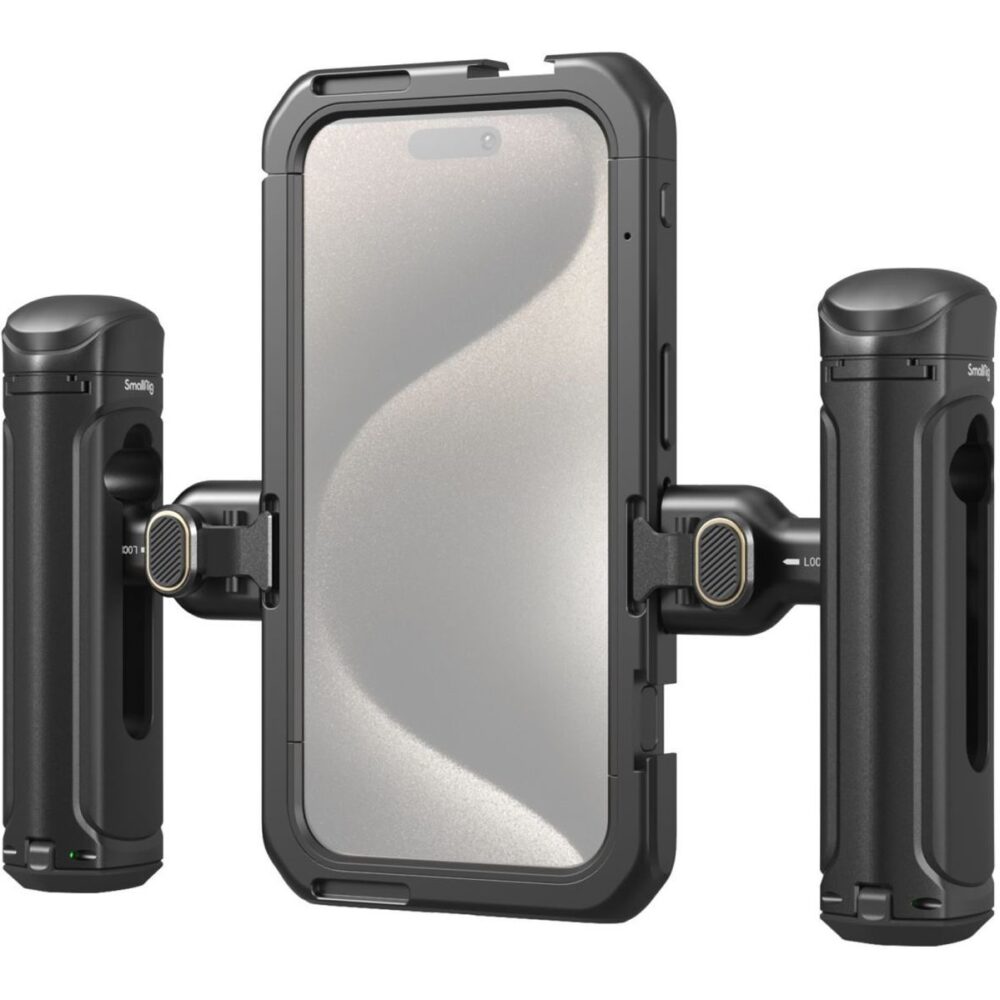 SmallRig Mobile Video Kit (Dual Handheld) for iPhone 15 Pro - Image 3