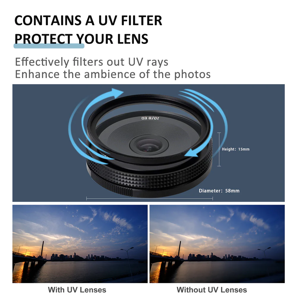 Astrhori 10mm F8 II APS-C fisheye lens for E/FX/M43/Z - Image 5