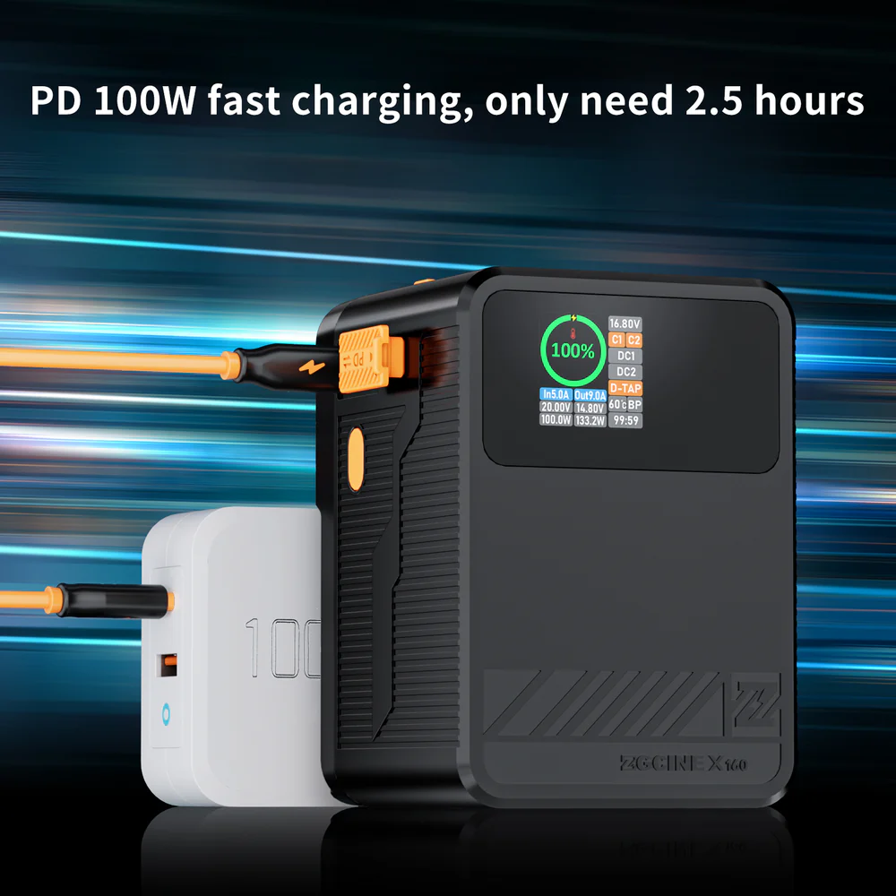 ZGCINE ZG-X160 V-Mount Battey - Görsel 10