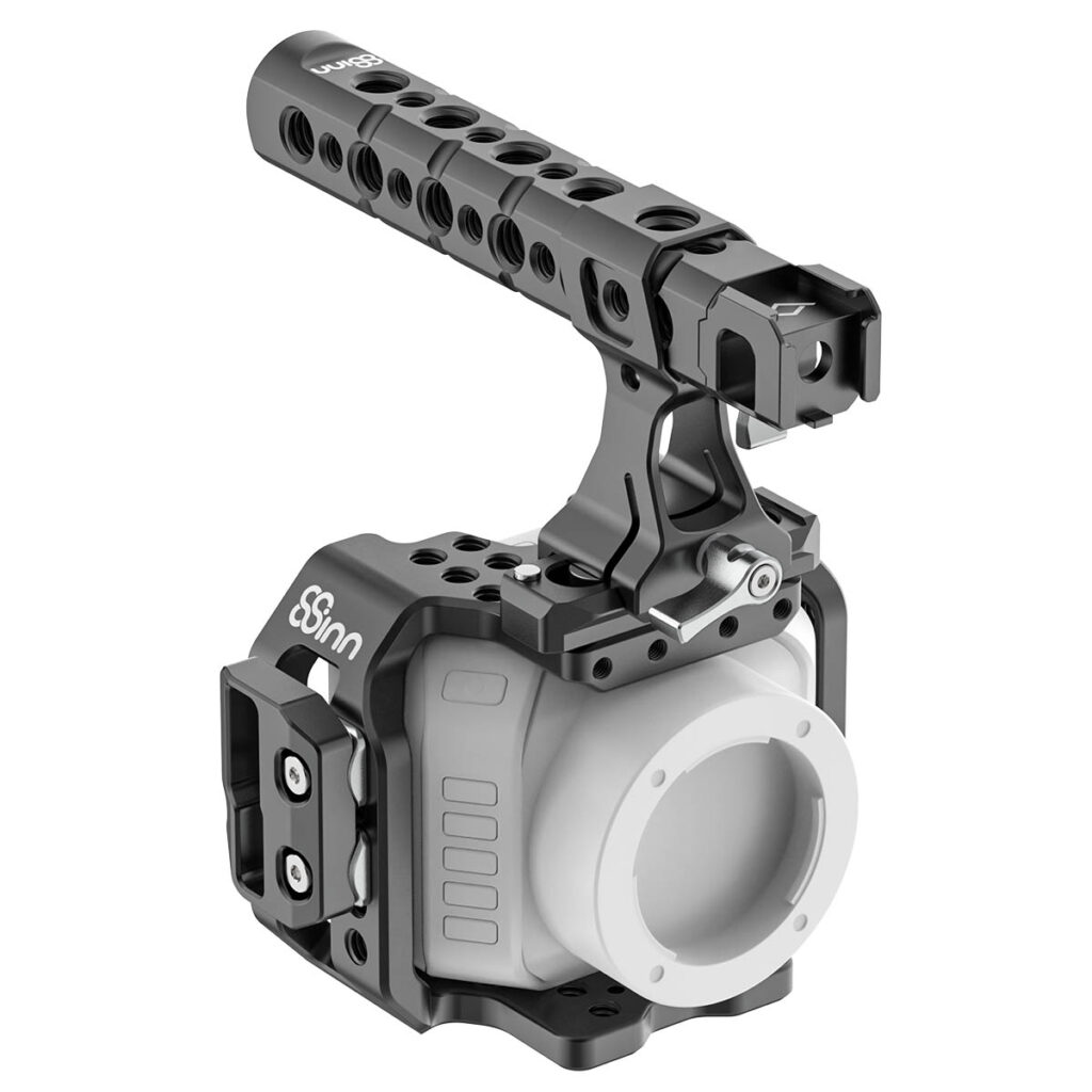 8Sinn Camera Cage for Blackmagic Micro Studio Camera 4K G2 + Top Handle ...