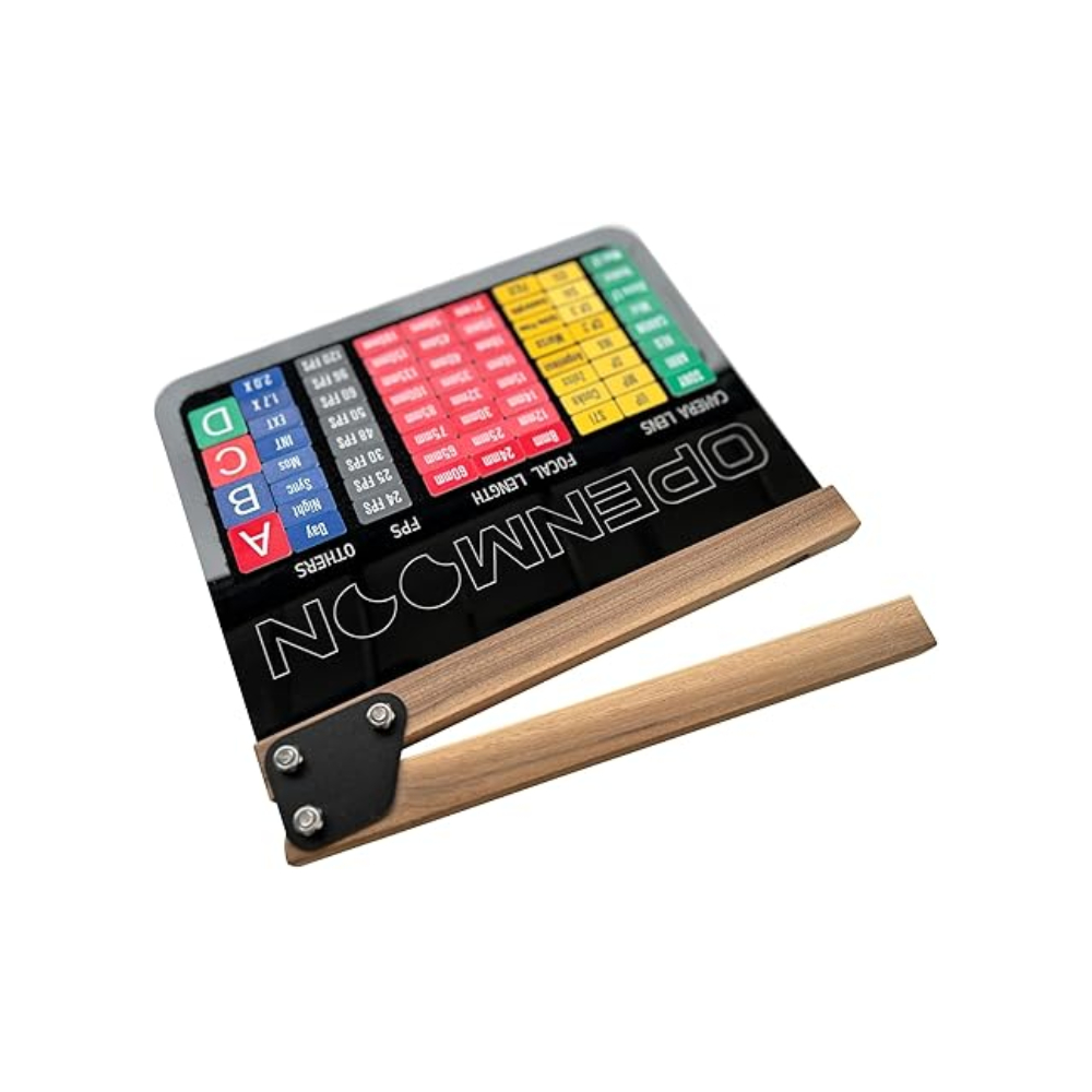 Openmoon Clap Board Cut Action Scene Clapper Board Slate Comes with 68pcs Filter Tags on The Back (Blue) - Image 4