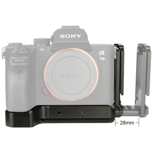 Niceyrig L-Bracket for Select Sony a7 and a9 Series Cameras with Built-in Quick Relase Plate - Image 9