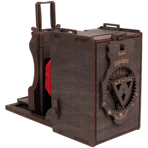 JollyLook Pinhole Mini Instant Film Camera Wood Dark - Pre-Assembled - Image 6