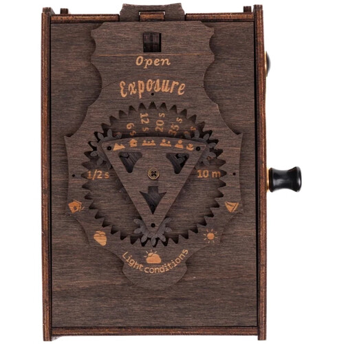 JollyLook Pinhole Mini Instant Film Camera Wood Dark - Pre-Assembled - Image 8