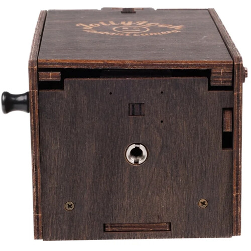 JollyLook Pinhole Mini Instant Film Camera Wood Dark - Pre-Assembled - Image 9